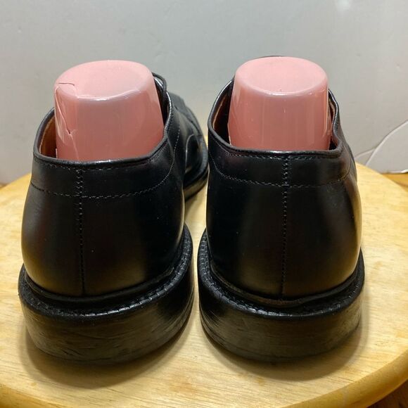 Allen Edmonds Hillcrest Mens Size 10 Black Leather Lace Up Oxford Dress Shoe - Picture 5 of 8